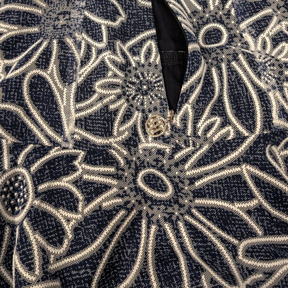 Tommy Hilfiger Fit And Flare Sleeveless Dress Daisy Print Midi - Picture 6 of 9